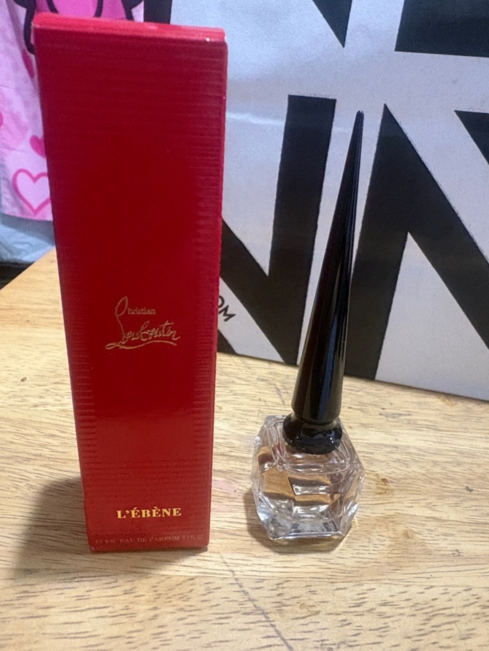 New in box mini Christian louboutin L’Ebene parfum
